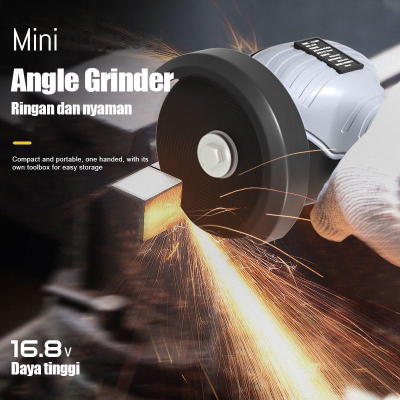 Ms Brushless Angle Grinder Mesin Gerinda Tangan Gerinda Cordless Elektrik Gerinda Baterai Portable A