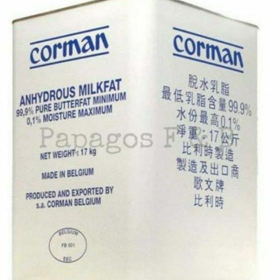 [CAQUEEN] Corman AMF Butter P1-3 Anhydrous Milk Fat 500 gr / gram