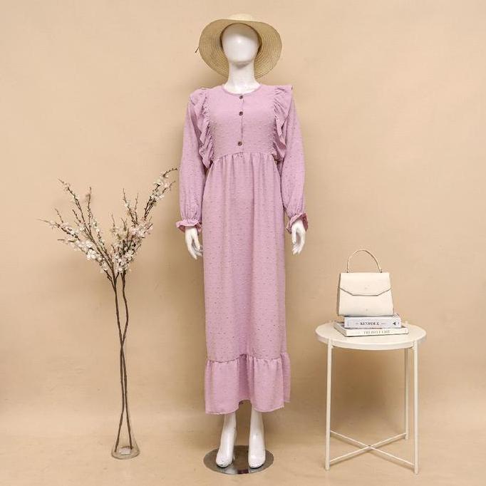 Gamis Couple Ibu Anak Uragiri Lilac Gamis Bayi Akikah
