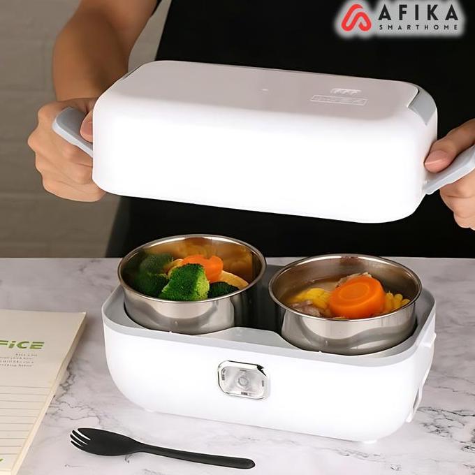 Kotak Makan Pemanas Elektrik Electric Lunch Box Stainless