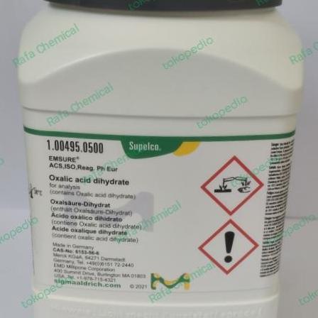 Oxalic acid dihydrate merck | merck 1.00495.0500 | 100495