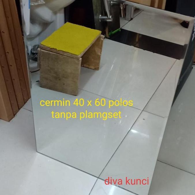 cermin persegi polos 40 x 60