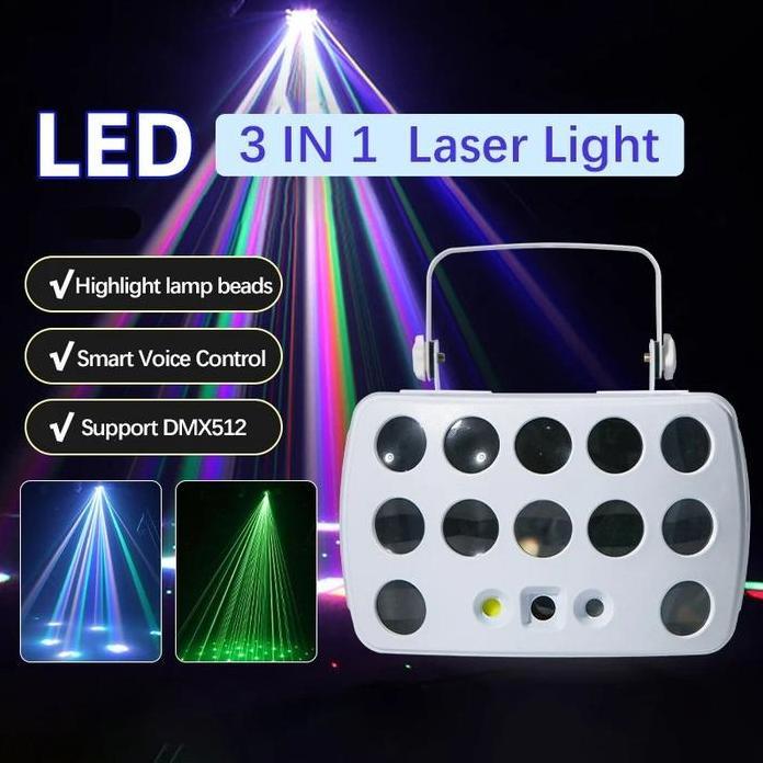 Lampu Disco Laser Panggung RGB Lighting Panggung Lampu Disko Party