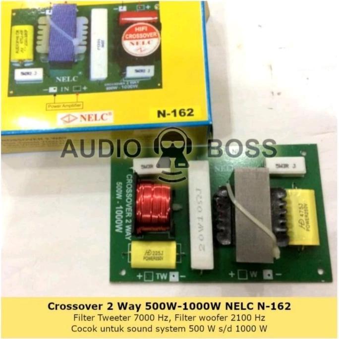 Whynot- Crossover Pasif 2 Way 500 - 1000 Watt Nelc N 162 Krosofer Low High
