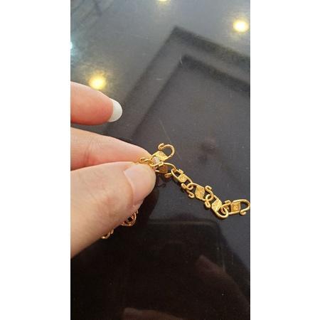 Pengait Kalung/Gelang Emas Asli Kadar 300 Ukuran Besar