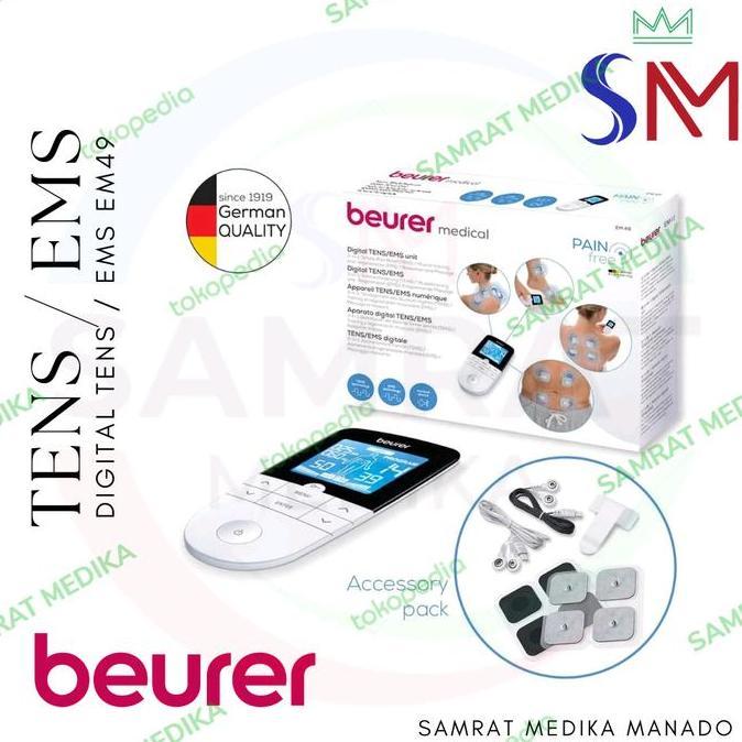 Digital TENS / EMS BEURER (Terapi Nyeri, Stimulasi Otot, dan Pijatan)