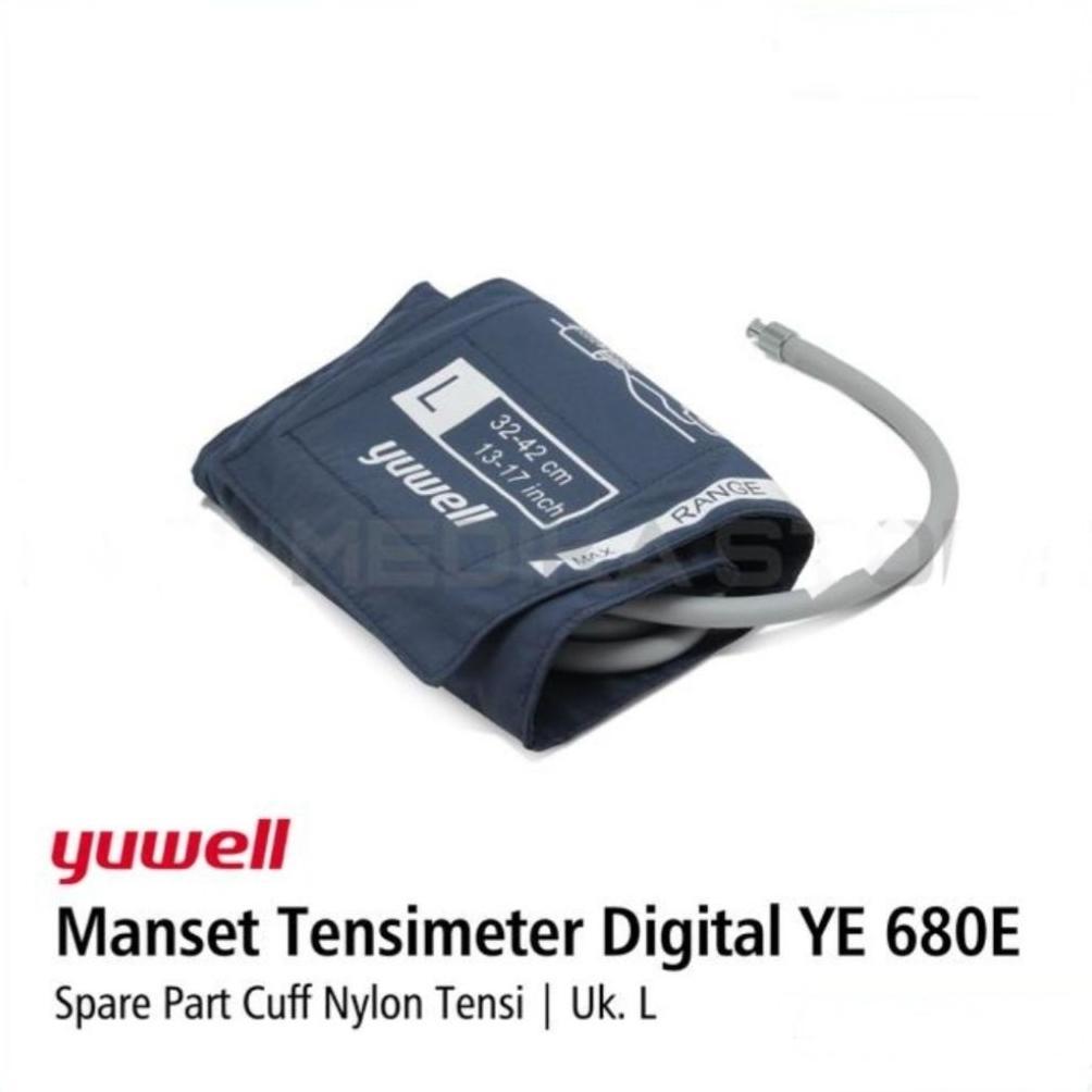 YUWELL Manset Tensimeter Digital 1 Selang Yuwell YE 680 E / Spare Part Cuff Nylon Tensi Yuwell 680 E