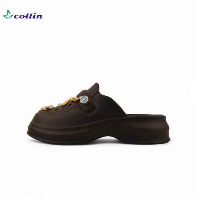 CUCI GUDANG COLLIN Sendal Fuji EVA Rubber Model Bapau Anak WEDGES 5CM B7906-1 K&T Kaki Karet Sandal 