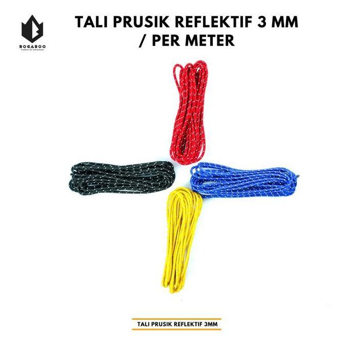 TALI PERUSIK REFLEKTIF 3 MM - perusik reflective - tali perusik nyala