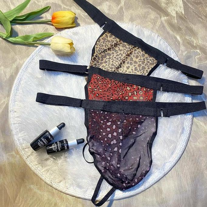 DY11 - Celana Dalam Pria Halus Lembut G String Sexy Transparent thong cowok y062