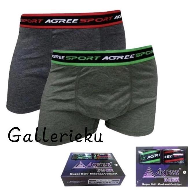 DR167 - Sport CD Pria BOXER 6603 Super Soft 2Pcs