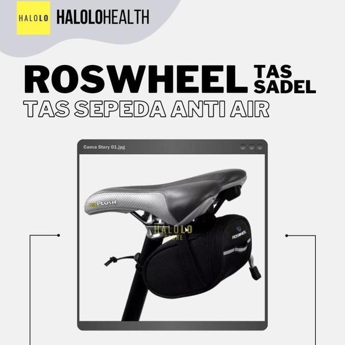 Tas Sepeda Lipat MTB Gunung Roadbike Bawah Sadel Waterproof ROSWHEEL Bag