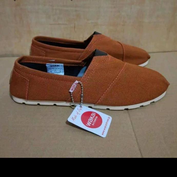 DR288 >> slip-on pria/slip-on wanita/Wakai pria/Wakai wanita/Wakai/Wakai coklat