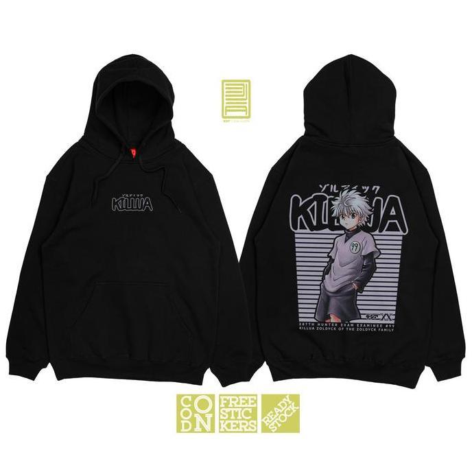 DS373 >> HOODIE KILLUA ZOLDYCK HUNTER X HUNTER HXH ZAOLDYECK FAMILY ANIME DJA