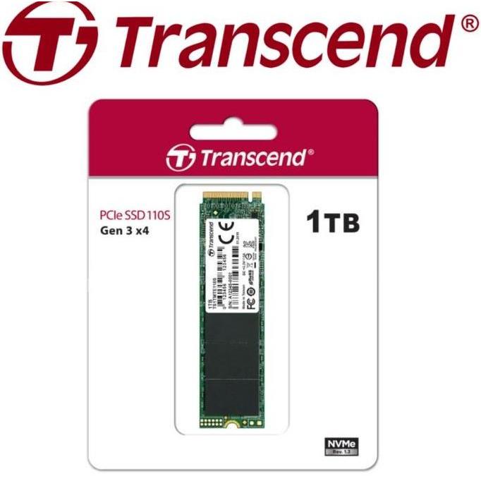 Transcend TS1TMTE110S NVMe PCIe Gen3 x4 M.2 1TB SSD