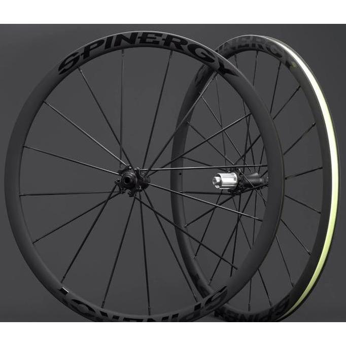SPINERGY STEALTH FCC 32 DISC CARBON CLINCHER WHEELSET