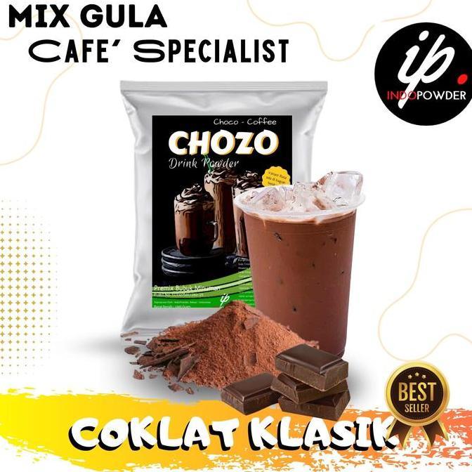Indopowder - Bubuk Minuman NYOKLAT KLASIK /COKLAT KLASIK 1Kg untuk Cafe, Waralaba dan Usaha Kekinian
