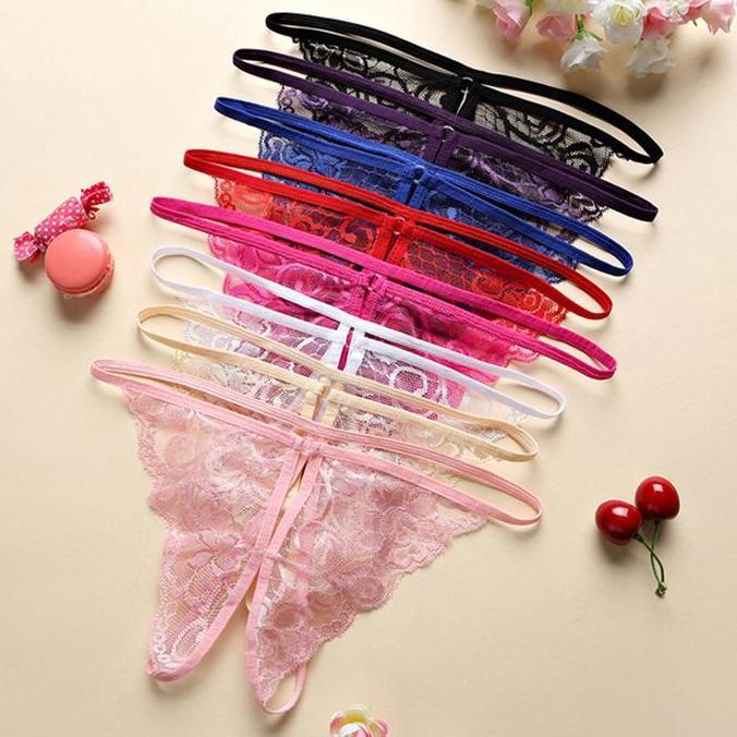 [NL] (CD AJA) WANITA BROKAT Y LINGERIE CELANA DALAM OPEN CROTCH SEKSI KOLOR PEREMPUAN 524
