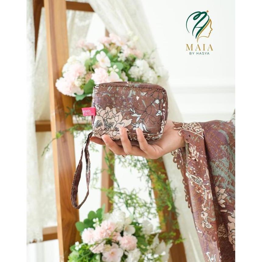 Mukena Sarah Motif Terbaru Mukena Travelling Mini Pouch Mini Jumbo Size Lasser Cut Mukena Dewasa - M