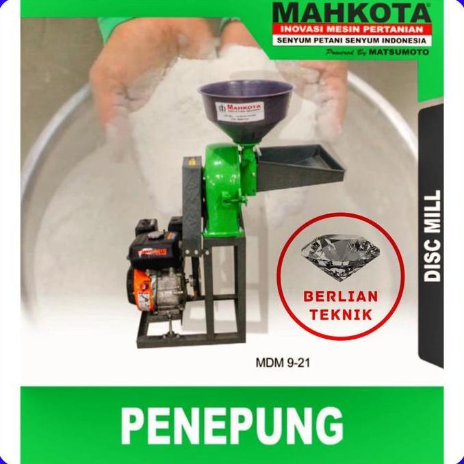 Gilingan Tepung Disk Mill Penepung Mahkota MDM 9-21 terlaris