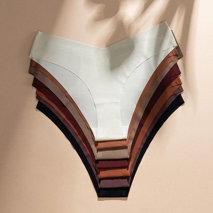 CD1945 Celana Dalam V Shape Wanita Seamless Tanpa Jahitan Bikini Wireless Tipis CD Underwear Waist P