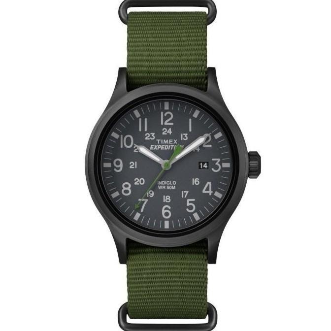 Jam Timex TW4B04700, Timex Prabowo Men's "Expedition" Green Nylon Original terlaris
