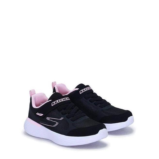 Sepatu Anak Sekolah Perempuan Skechers Go Run Bla Pink Hitam
