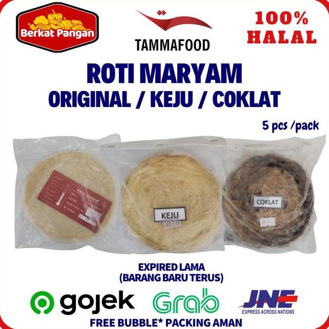 Kirimlangsungaja- Roti Maryam / Roti Cane / Roti Canai Frozen Original Keju Coklat