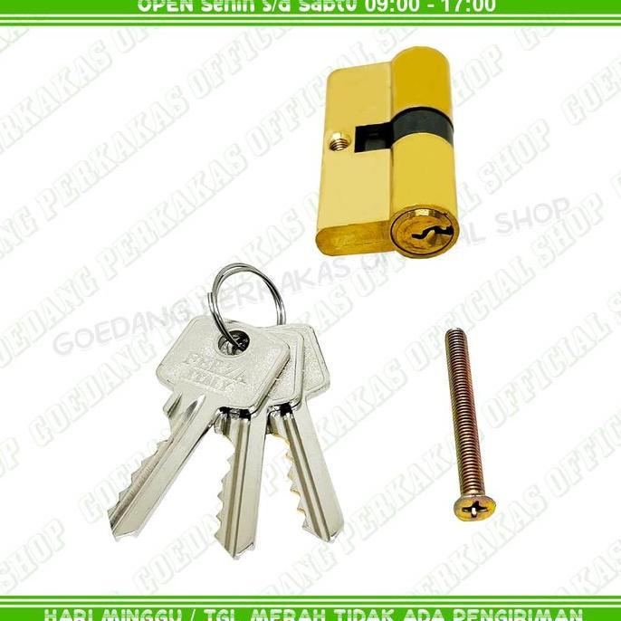 Silinder Bodi Kunci tu Besar Kuningan Ferza / Cylinder Anak Kunci tu
