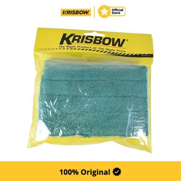 TERBARU - KRISBOW REFILL KAIN PEL MICROFIBER FLAT MOP 60 CM