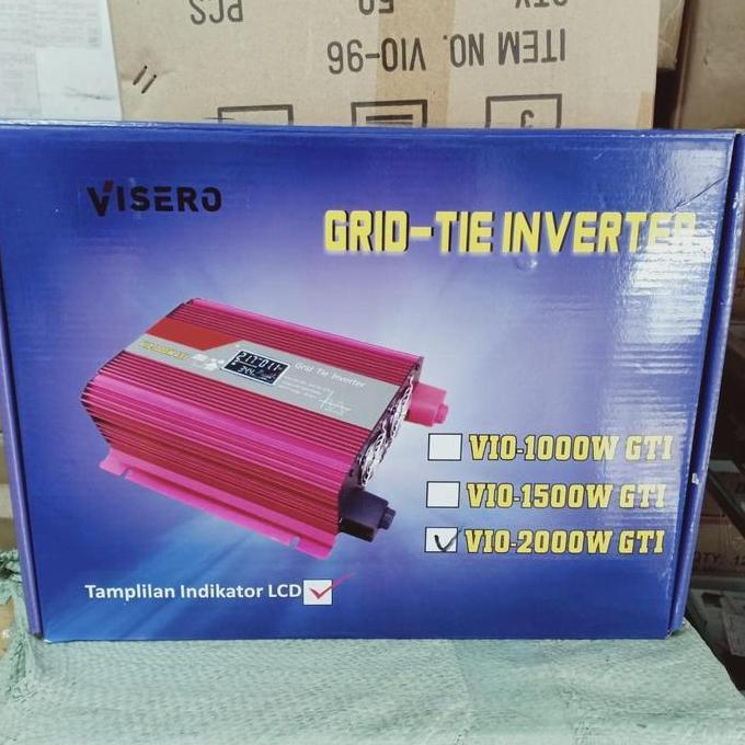 TERBARU - Grid tie inverter Led display 2000 watt vio -2000 W GTI visero