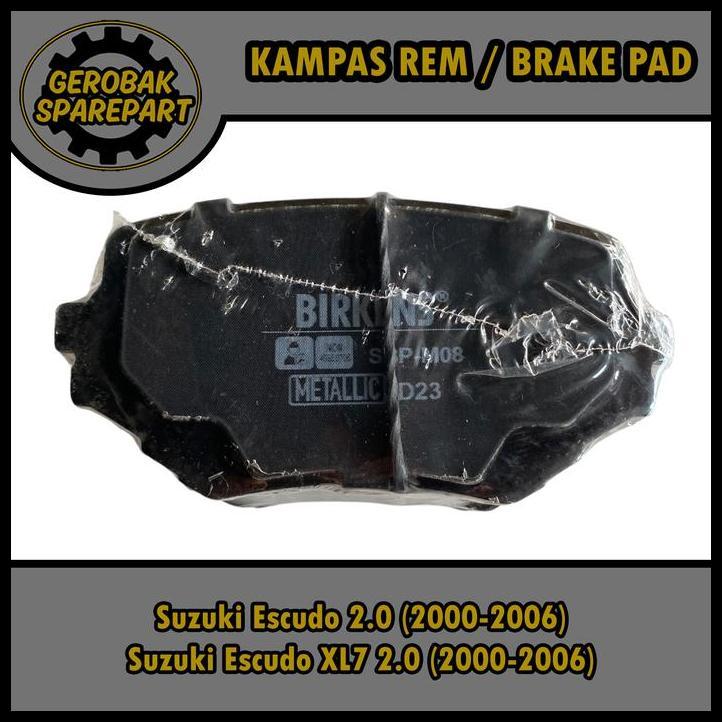 DISKON KAMPAS REM BRAKE PAD DEPAN - SUZUKI ESCUDO 2.0 / ESCUDO XL7 2.0 BIRKENS 