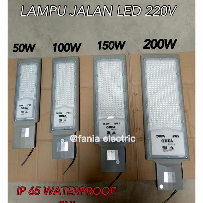 LAMPU JALAN PJU LED 50 100 150 W WATT LAMPU PENERANGAN JALAN PJU