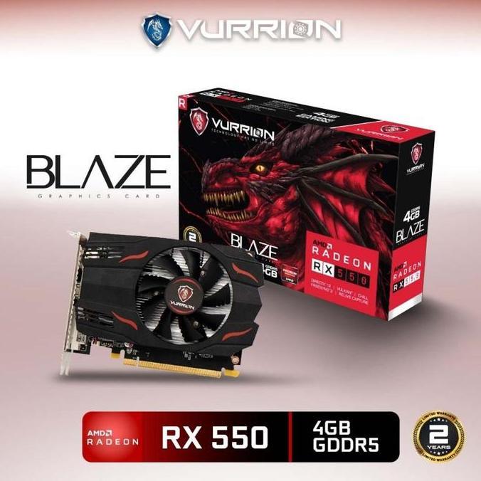TERMURAH - VGA CARD / VGA AMD VURRION RX 550 / RX 550 4GB GDDR5 128BIT