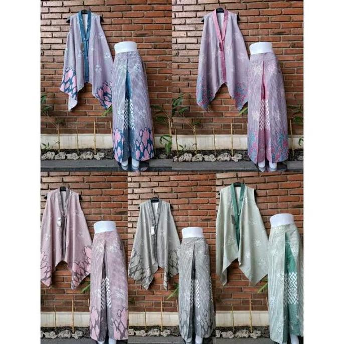 ONE  SET CARDI GARIS  KECIL DAN CELANA PANJANG SET PREMIUM CARDIGAN  LOUNGEWEAR PAJAMAS SETELAN CELA
