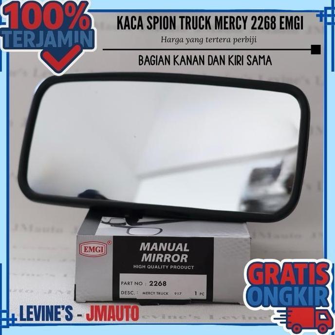 Promo Kaca spion Mercy truck EMGI 2268 (harga perbiji) / kaca spion truk Mercy Diskon