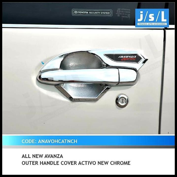 TERBARU COVER HANDLE + OUTER ALL NEW AVANZA VELOZ 2012 2013 2014 JSL ACTIVO 