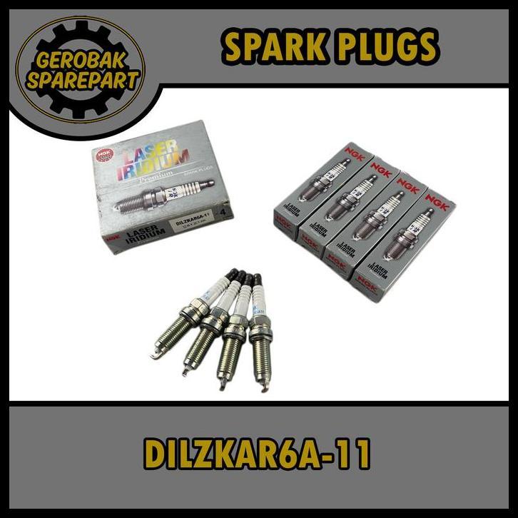GRATIS ONGKIR SPARK PLUGS BUSI - NGK DILZKAR6A-11 LASER IRIDIUM