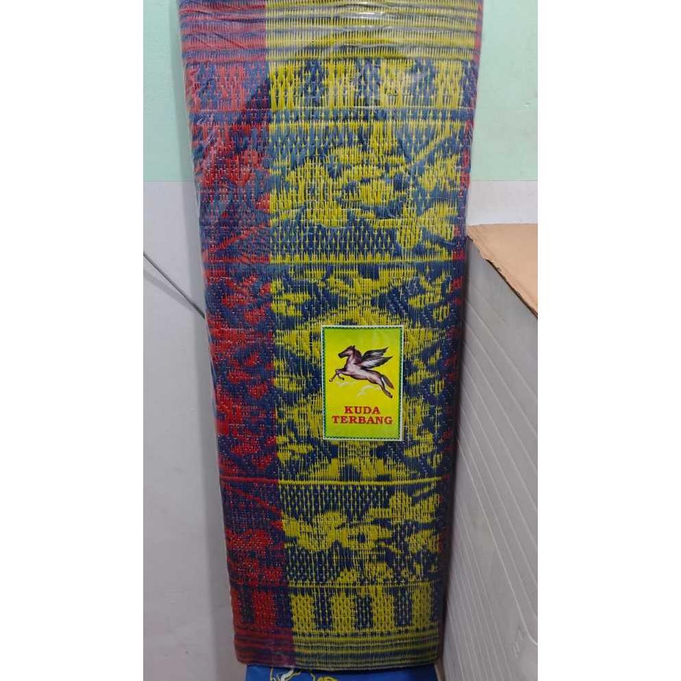 KARPET TIKAR GELAR / TIKAR PLASTIK / TIKAR ANYAMAN / TIKAR PIKNIK / ALAS LANTAI 195 x 200 cm