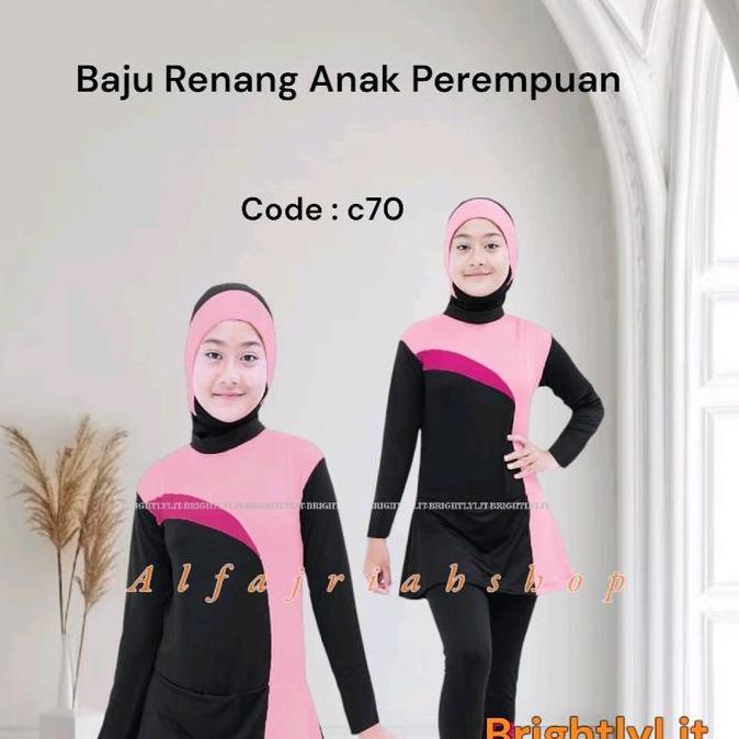 Baju renang anak SD muslimah Wanita