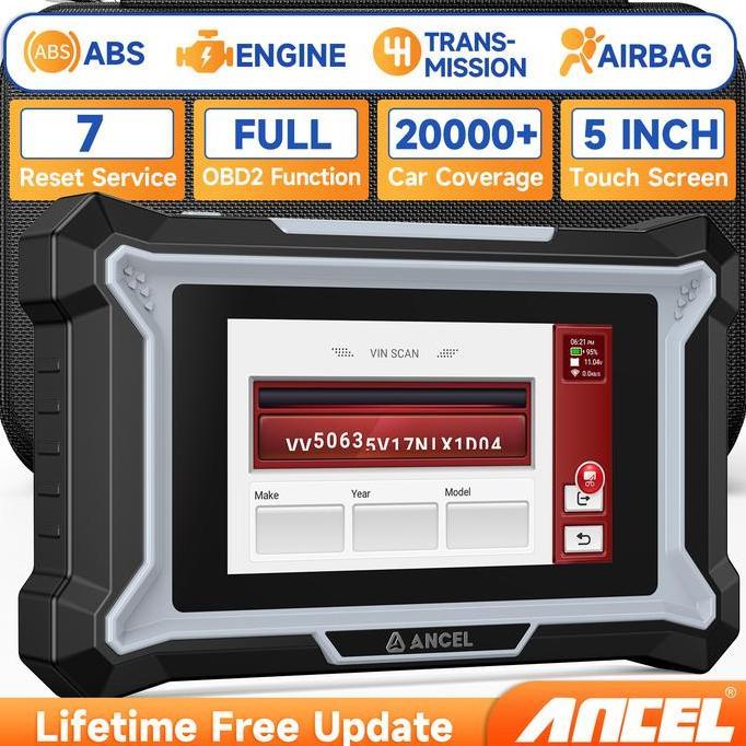 FERNOREN ANCEL DS100 Lifetime Free Update Obd2 Scanner Check Engine/ABS/SRS/Transmiss Code Reader Ca
