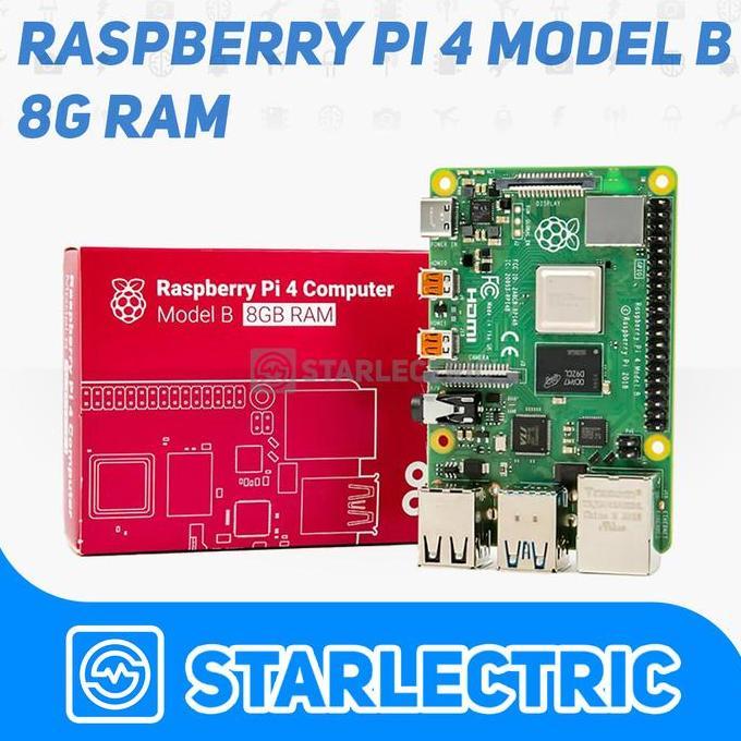 Raspberry Pi 4B RAM 8GB 8 GB Raspi Pi 8 Model B 8Giga RAM