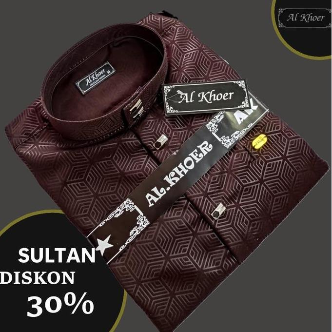 kemeja sultan kemko pria dewasa kemko kurta sultan embos lengan panjang Hijau Hitam Koko Abu Biru Ka