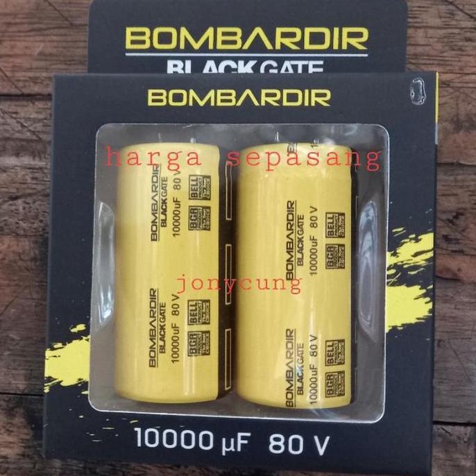 Allthebest- Elco elko 10000uf 80v bombardir original cocok untuk power amplifier