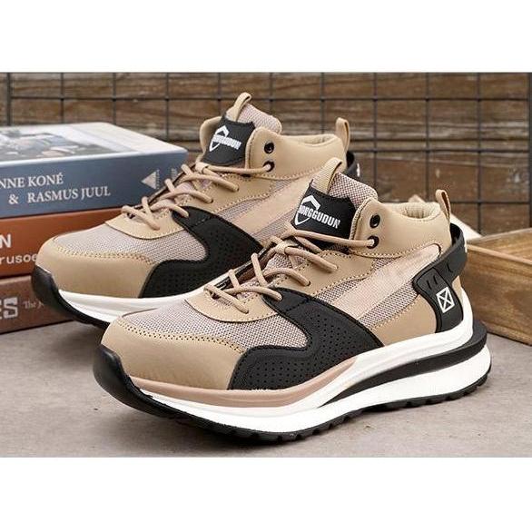 SEPATU SAFETY BOOT ANTI PAKU UJUNG BESI SPORTY SAFETY SHOES SAFETY SHOES PRIA IMPORT RINGAN Kerja te