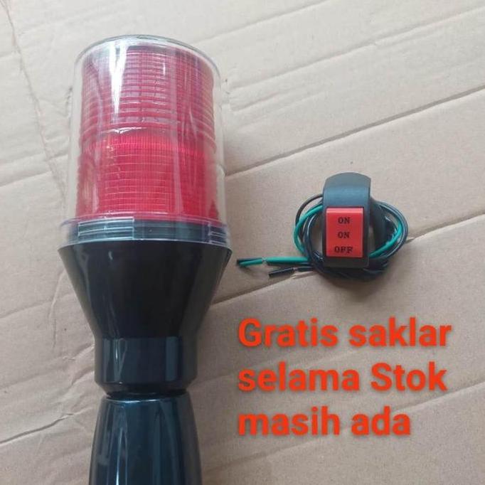 MAADSTORE Strobo patwal motor model stik tiang