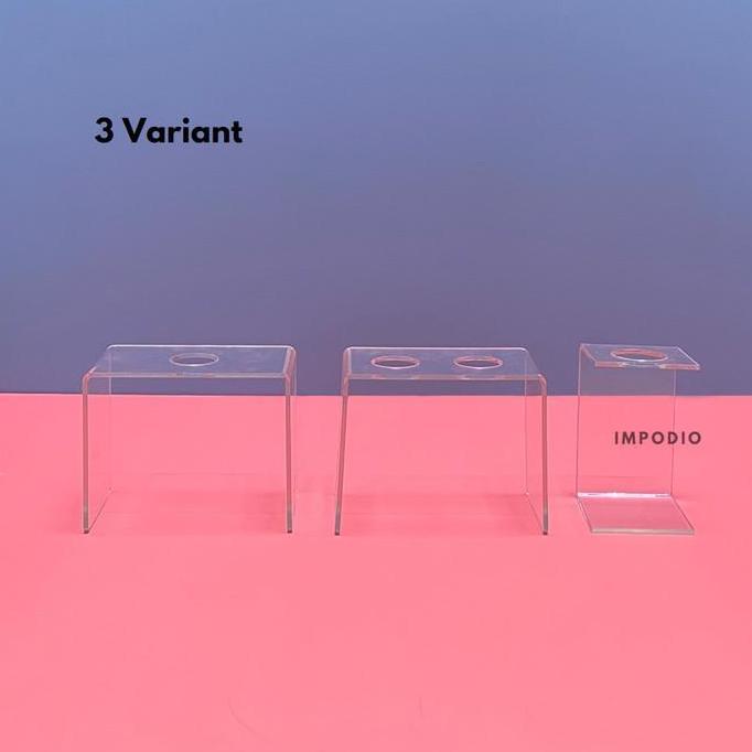 IMPODIO Ice cream display holder  tempat cone es krim BS