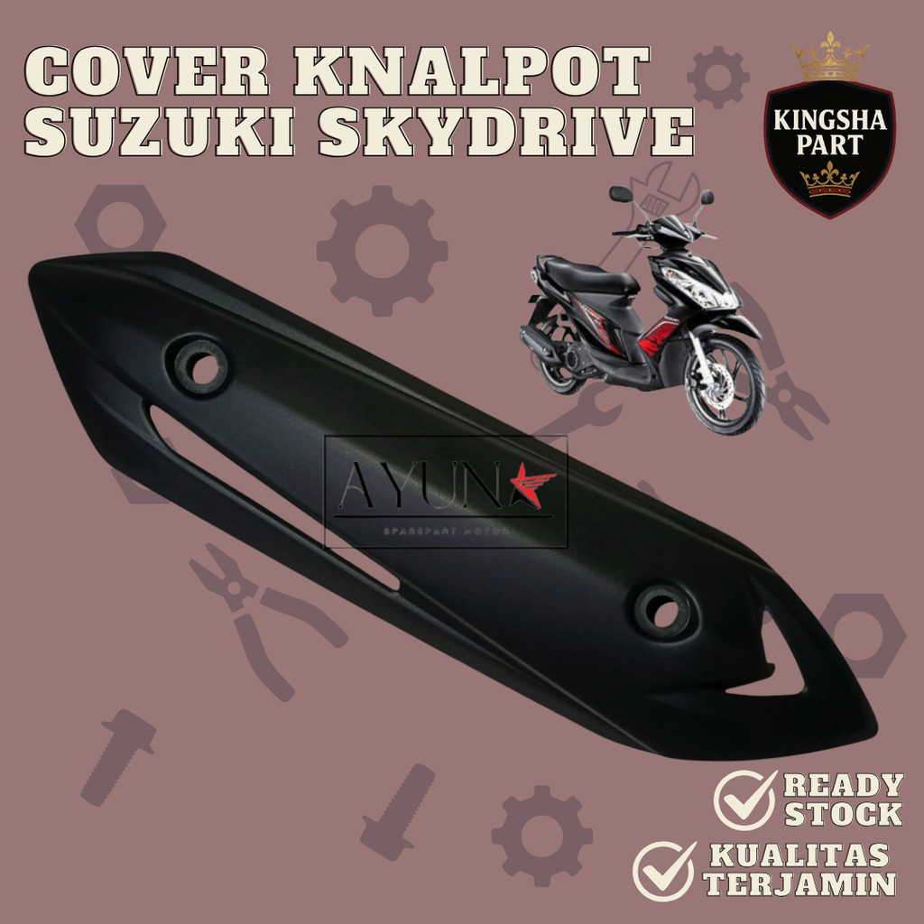 Cover tameng knalpot suzuki skydrive cover tutup knalpot skydrive tameng knalpot suzuki skydrive