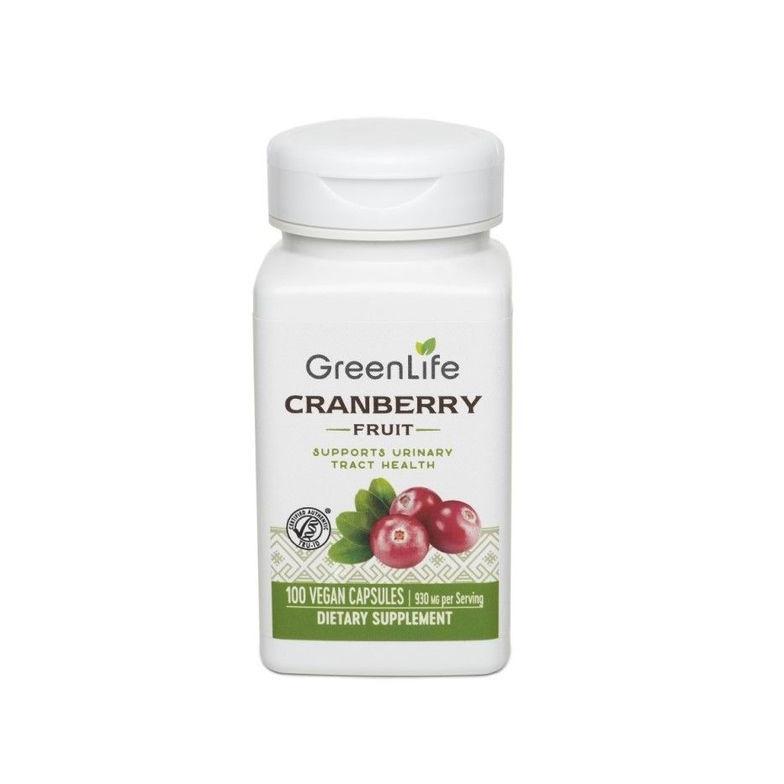 GreenLife Cranberry Fruit Dietary Supplement, 100 capsules// UTI// singapore