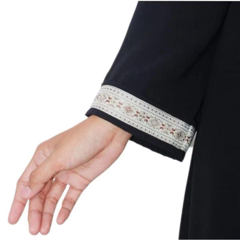 Gamis Abaya Turkey / Mecca Abaya / Gamis Bordir Terbaru 2025 Premium Gamis Wanita Ukuran Jumbo/Gamis